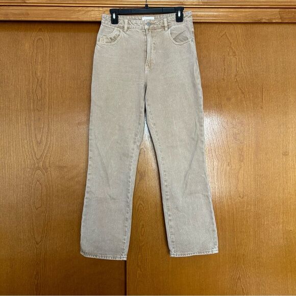 ROLLA'S Original Straight High Rise Jeans in Sand Size 28 - Picture 1 of 10